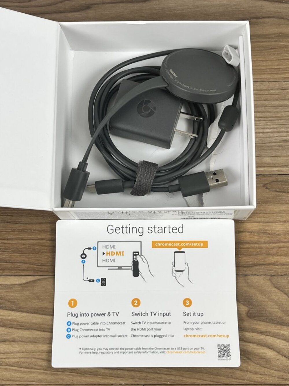 Google Chromecast NC2-6A5 HDMI TV Streaming Media Dongle Black 1080p Wi-Fi - Picture 4 of 6
